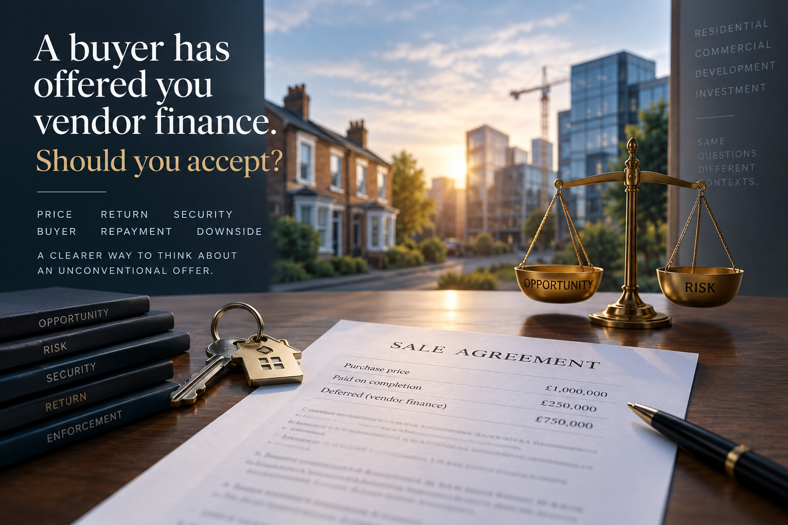A Buyer Has Offered You Vendor Finance. Should You Accept?