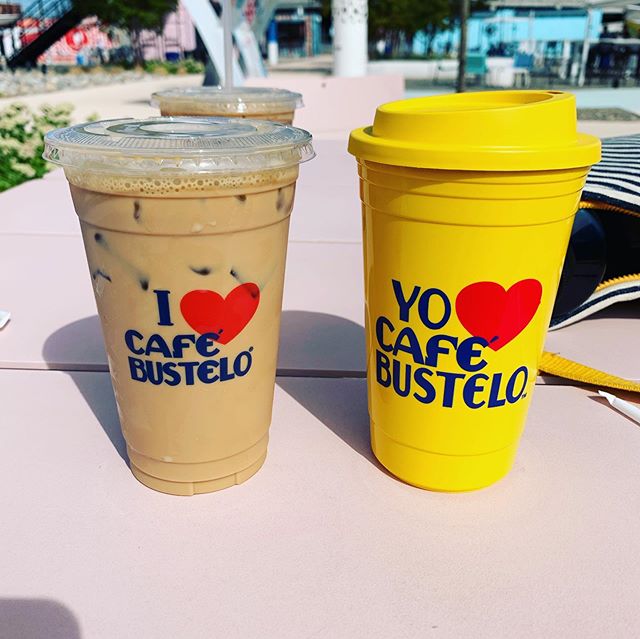 Finally made it to the @cafebustelo popup and I am in love. #coffee #childhood #pastellitosforever