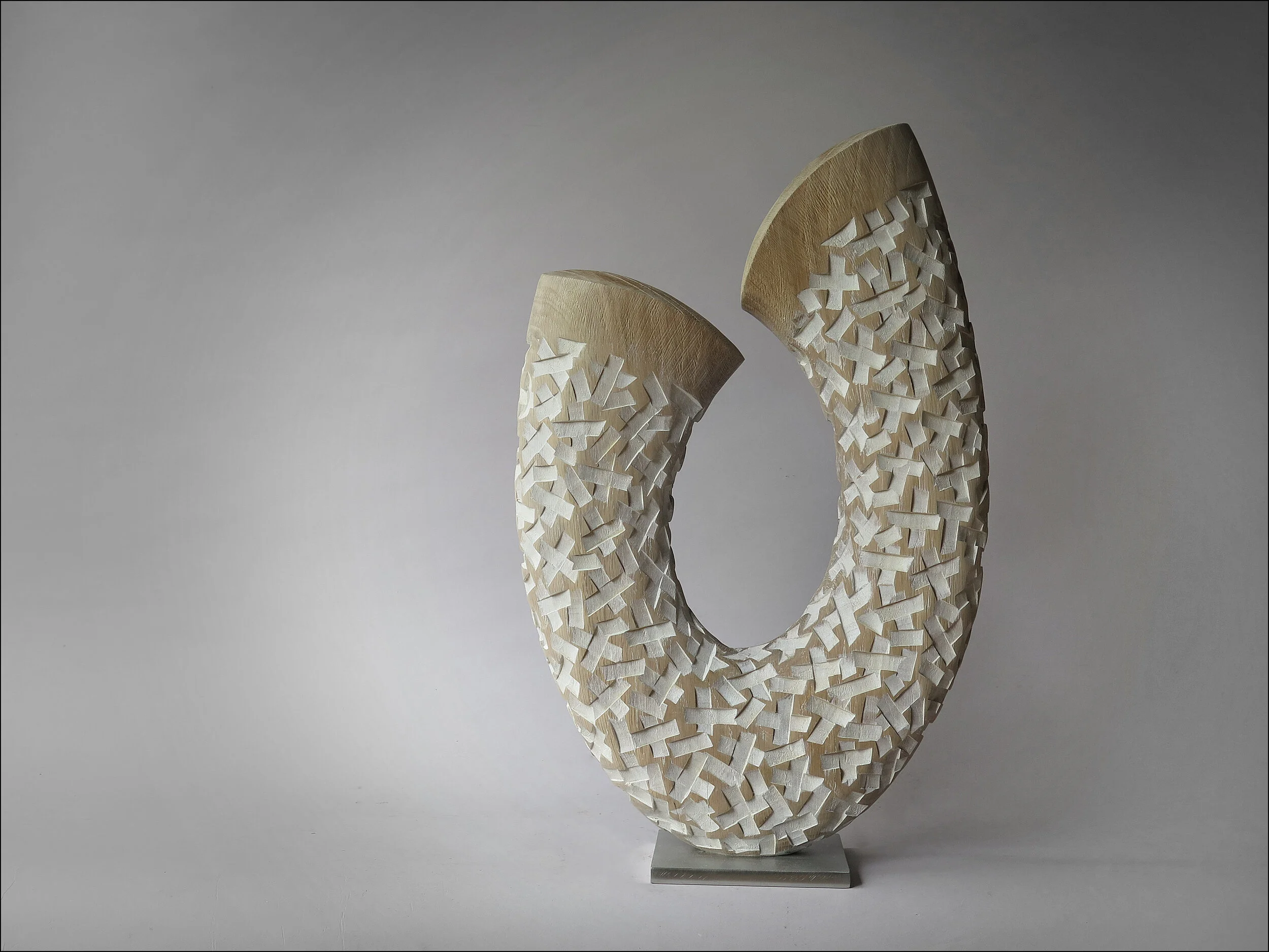 Spring snow, 47 x 30 x 8cm 