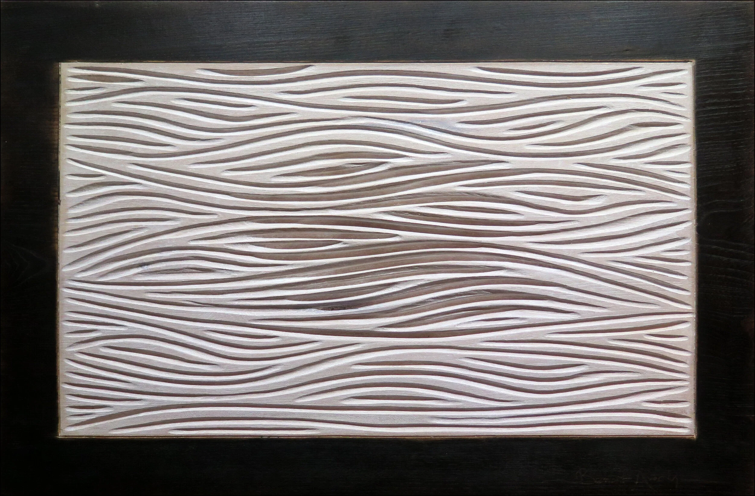 Noire et blanche, 40 x 60 cm