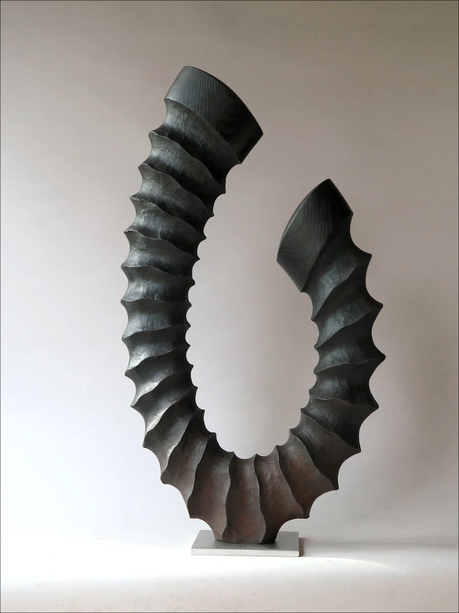 Black spring, 76 x 41 x 8 cm