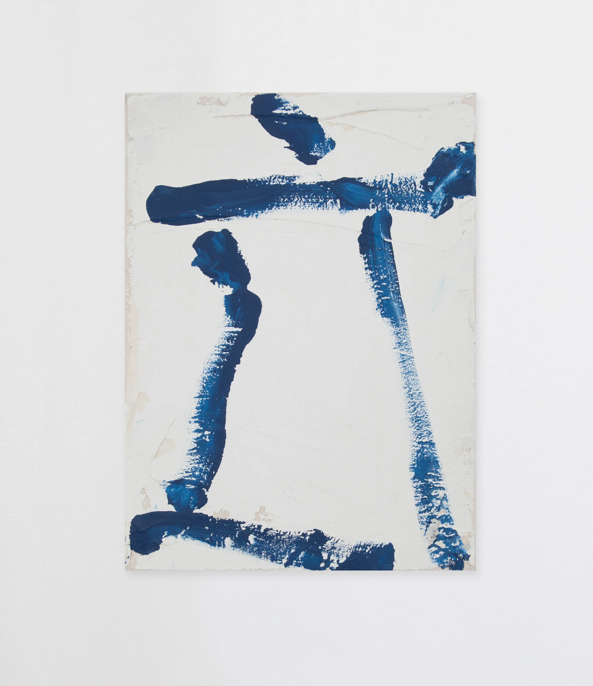 Fragment 02 - Plaster, acrylic and oil stick on canvas - 33 x 24 cm