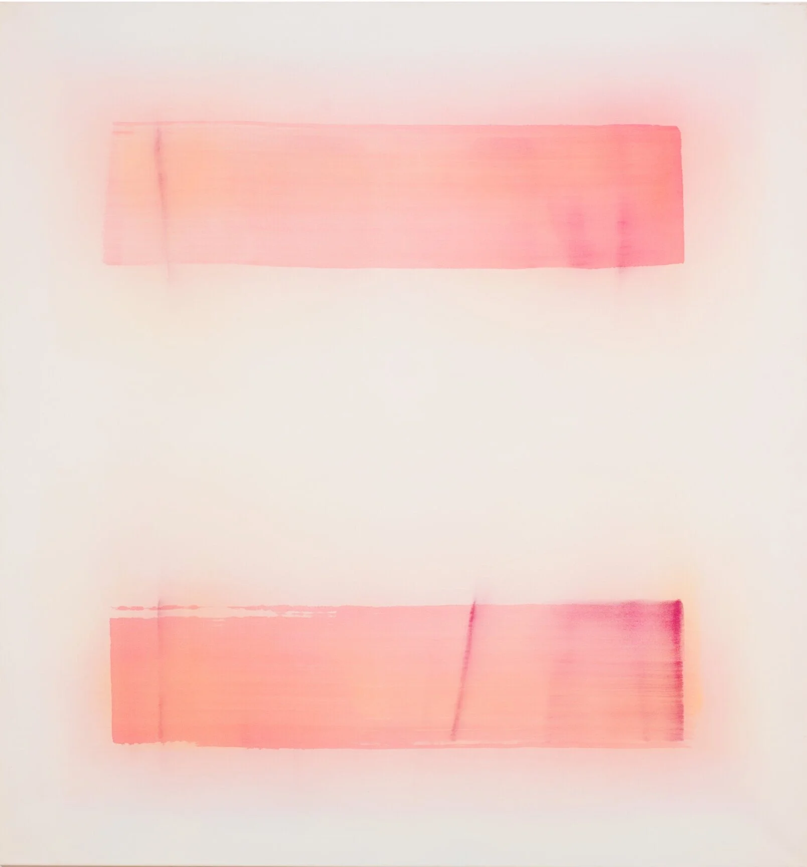 O.T. (purple boundary), Pigmente in Kasein, 170 x 160 x 2 cm, 2013