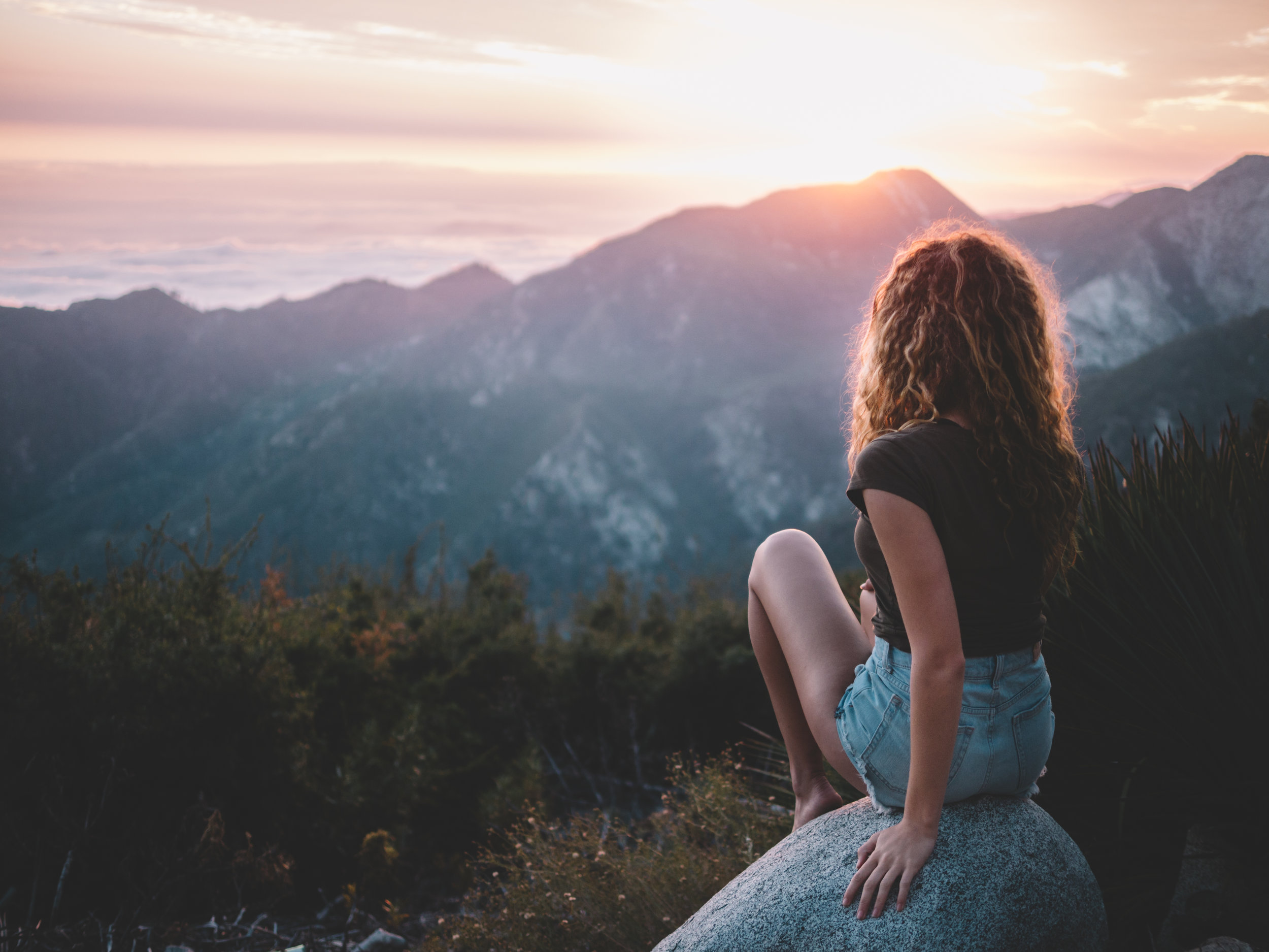 rando coucher soleil retraite yoga