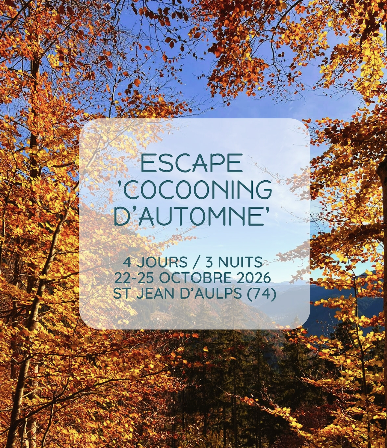 séjour yoga automne