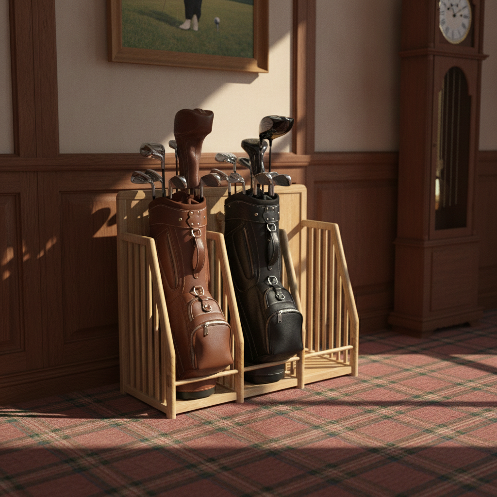 Luxury Golf Bag Rack