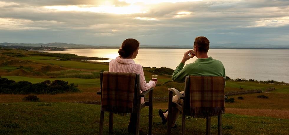 Coucher de soleil à l'hôtel St Andrews Fairmont