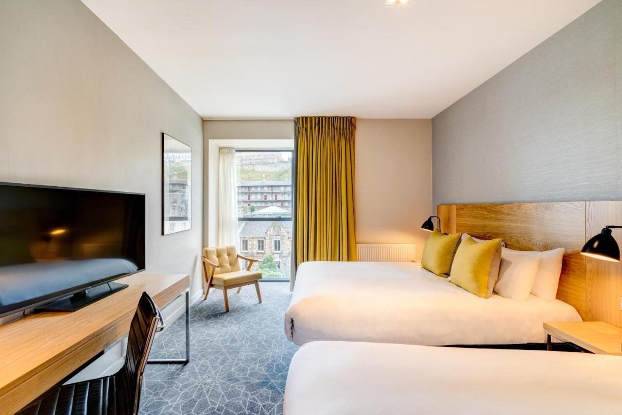 Chambre 2 lits double avec vue Apex Hotel