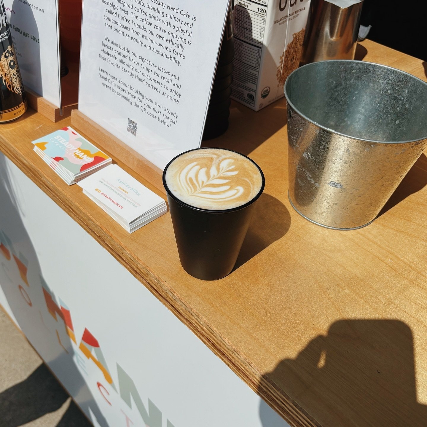Wow! What a whirlwind of a weekend serving coffee at @seahearnow ! 

Recap:
🚛 Thursday night we packed a moving van

💪 Friday, after work Kira from @daybreakflowers and I unloaded and set up the pop-up cafe

☕️Saturday, I checked in at our Poolside
