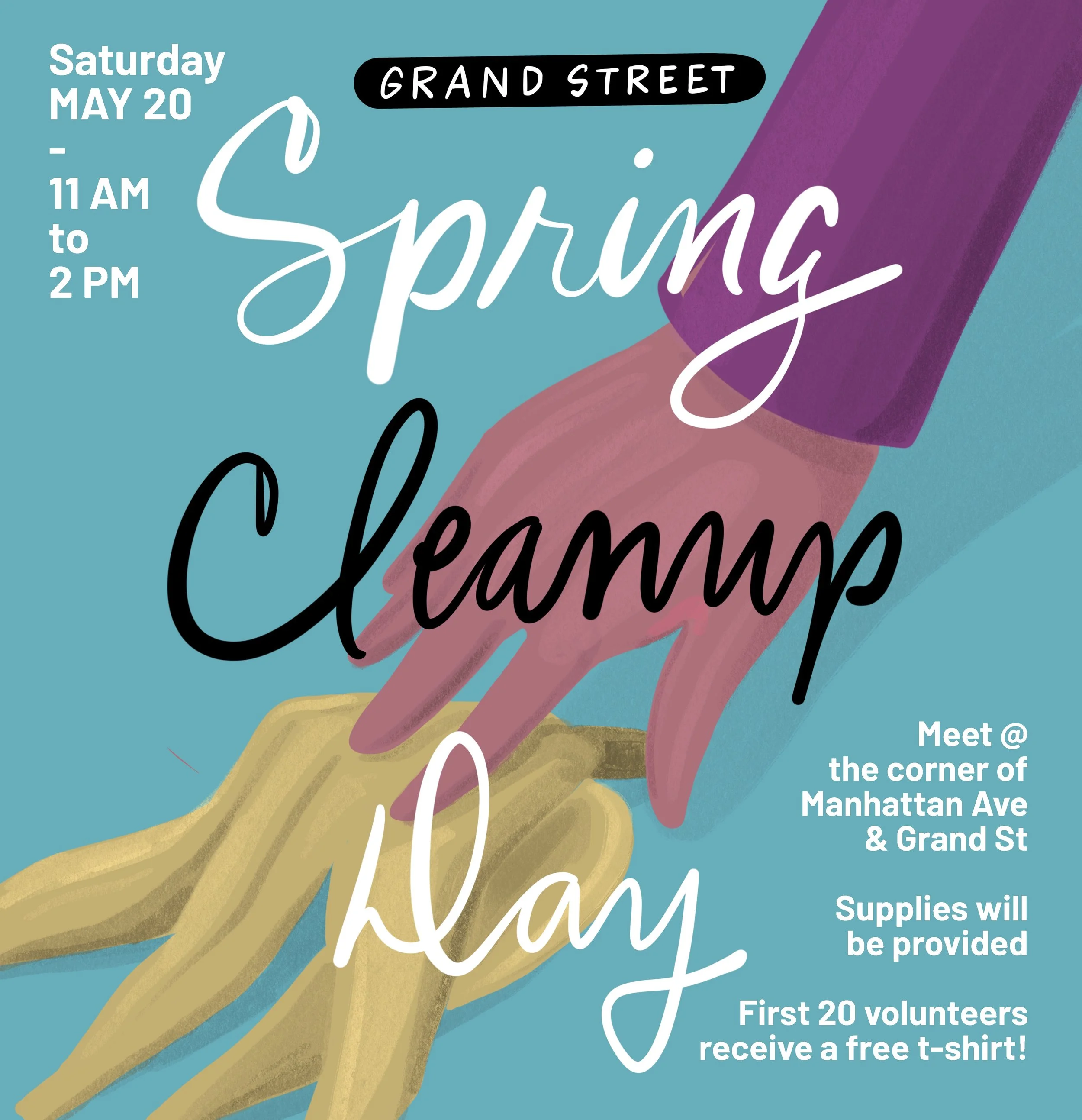 Grand Street Spring Cleanup Day 2023