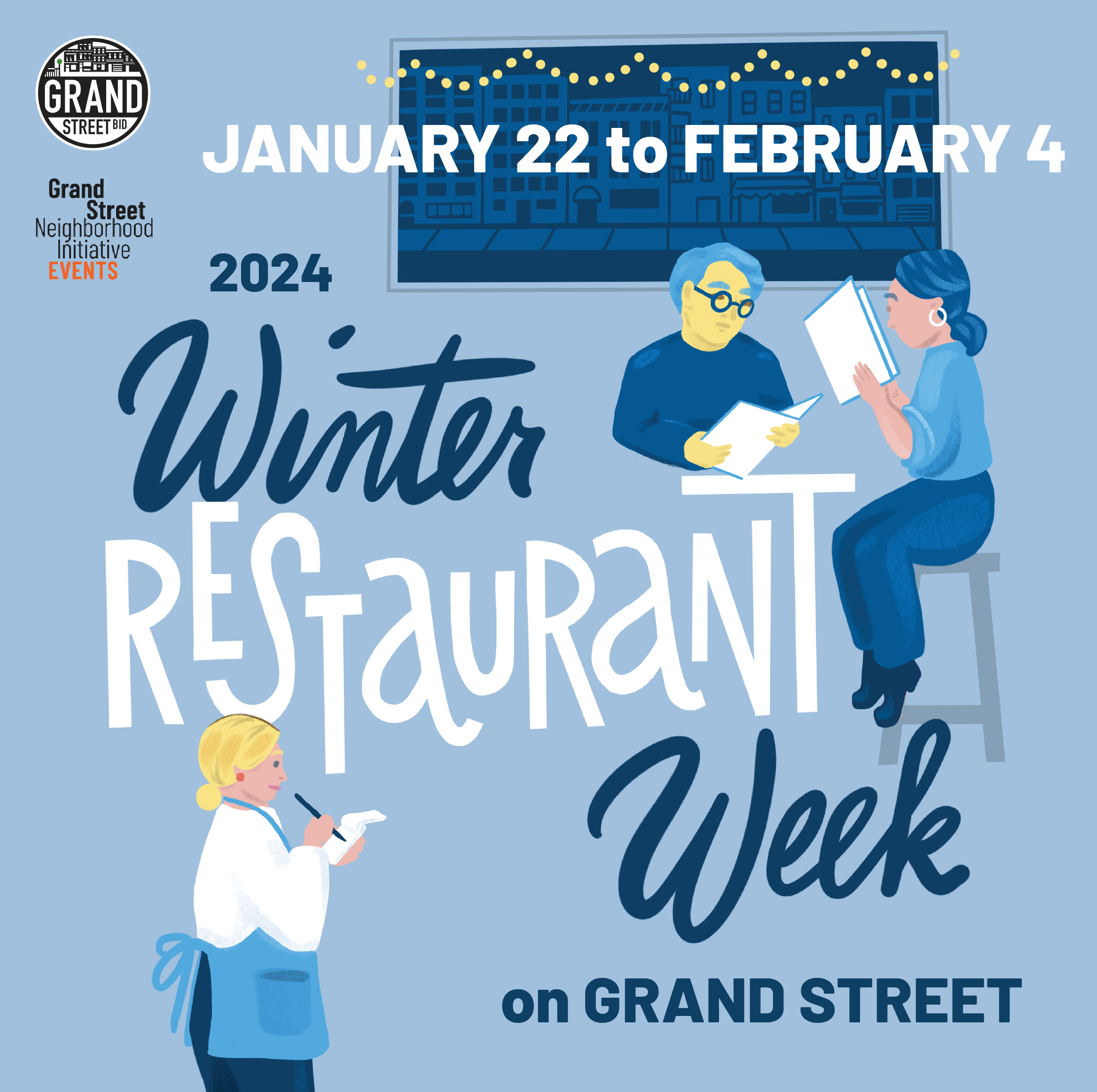 Winter Restaurant Week returns to Grand Street 2024 — Grand Street BID