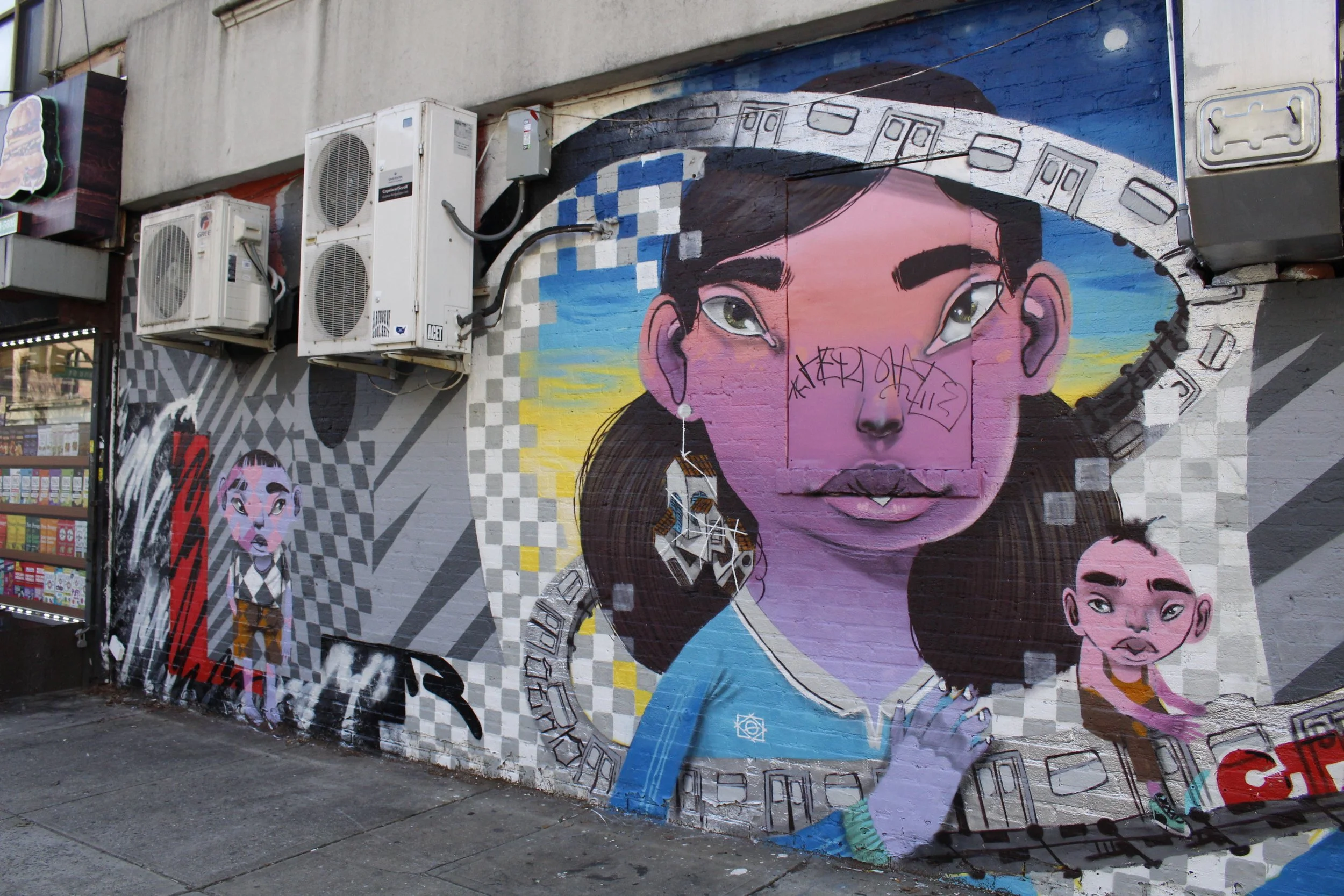 São Paulo Artists Paint Mural on Grand Street and Manhattan Ave 