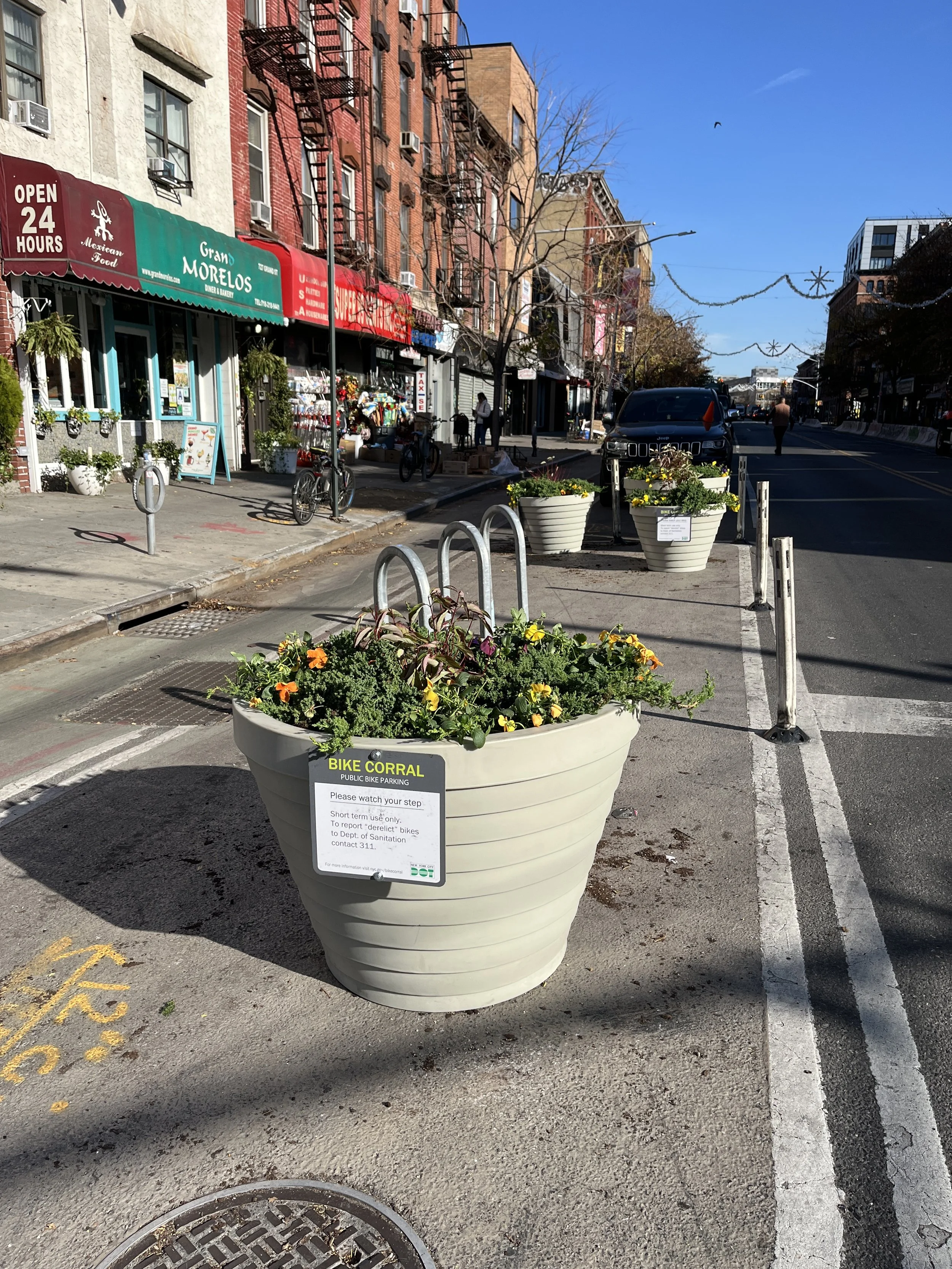 Grand Street BID Installs Daylighting Hardening 
