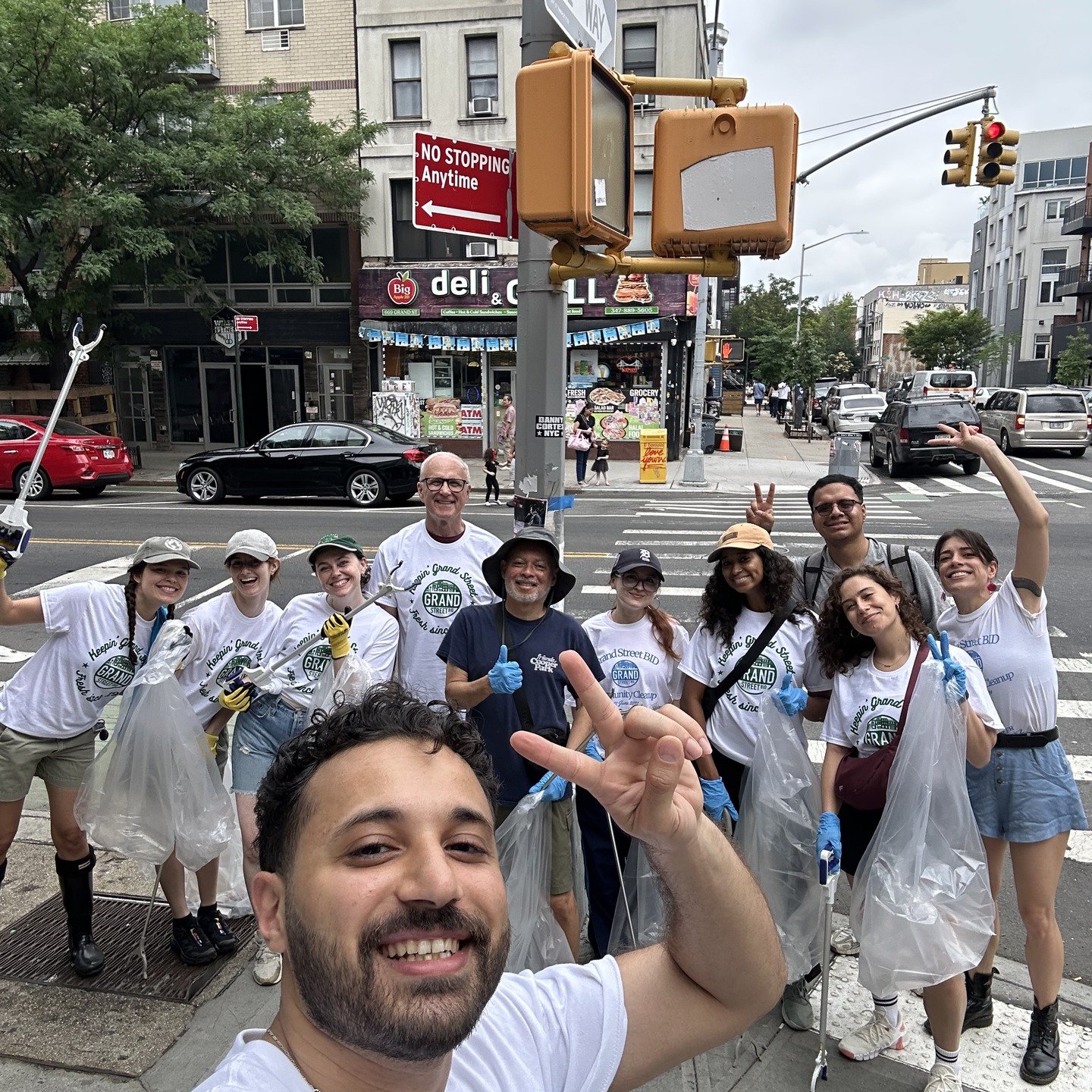 A huge thank you to our volunteers who came out to our annual Grand Street Community Cleanup Day! 

We had a successful day of picking up trash, cleaning our tree beds, and beautifying our neighborhood alongside volunteers and members of the office o