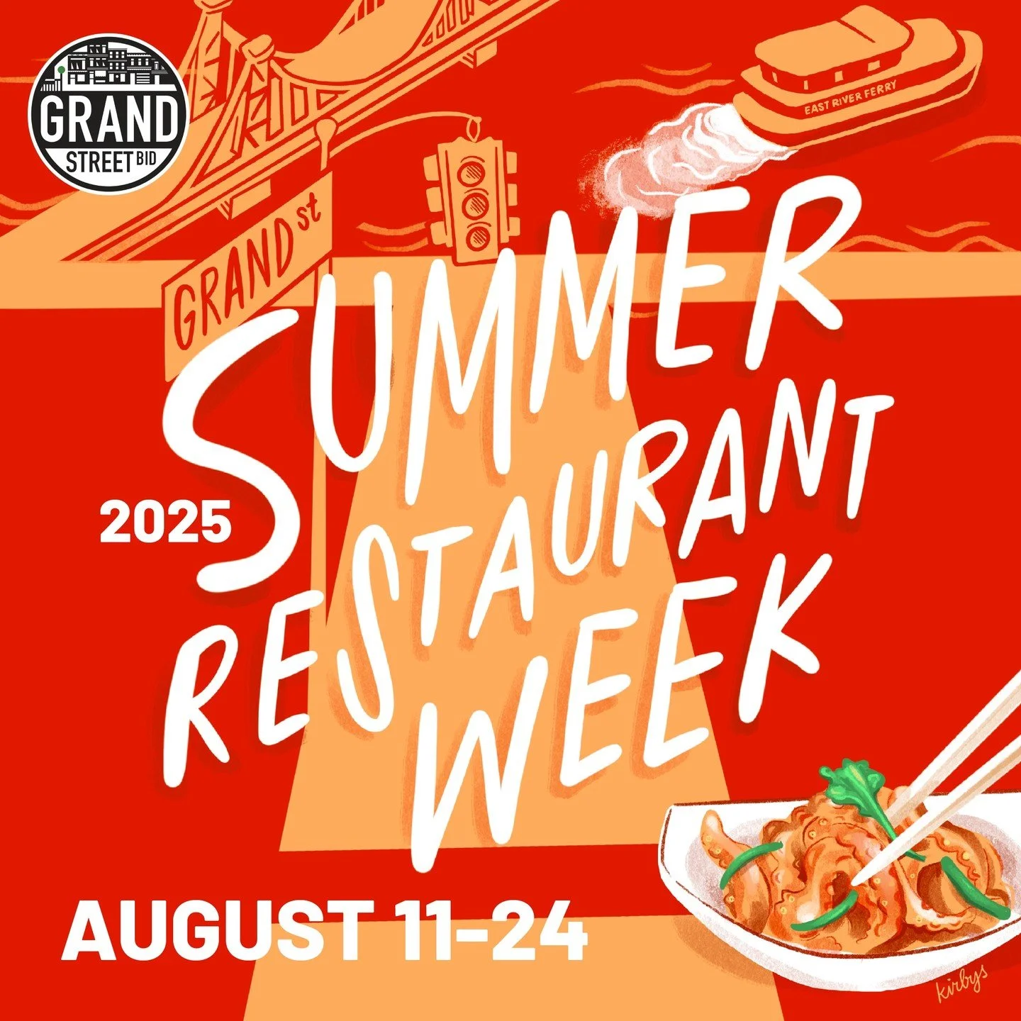 We are elated to announce the return of Summer Restaurant Week on Grand Street! Get ready for the best dining event North Brooklyn has to offer. 14 restaurants on Grand Street are offering prixe-fixe menus, showcasing the excellent dining and nightli