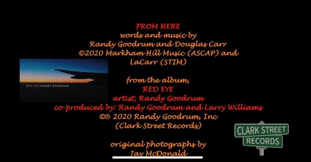 VIDEO PREMIERE!
Randy Goodrum has once again added video creator to his list of artistic distinctions with the release of the official lyric video for &ldquo;From Here,&rdquo; a track from his current solo album, Red Eye. Randy Goodrum co-wrote the s