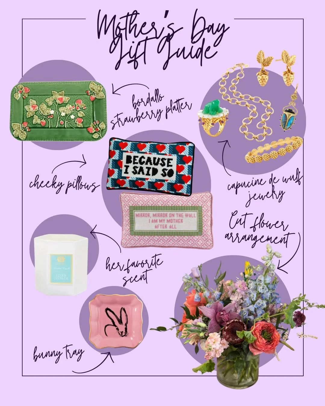 Mother&rsquo;s Day is JUST around the corner so we put together a fun gift guide to help you find the most fabulous gift for mom! Shop all of this and more for mom Monday through Friday 10-5 and Saturdays 10-2!