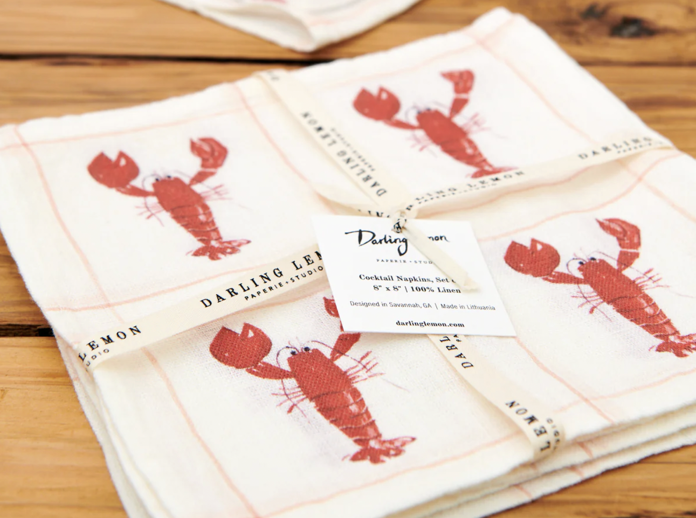 Lobster Cocktail Napkins