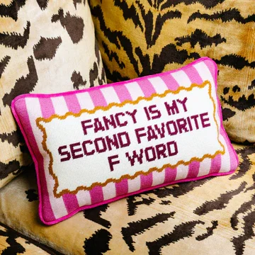 Fancy Needlepoint Pillow