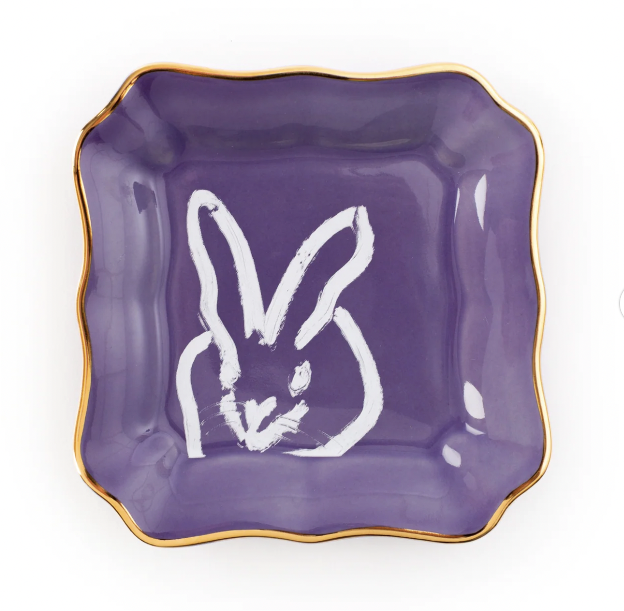 Bunny Portrait Plate - Lilac