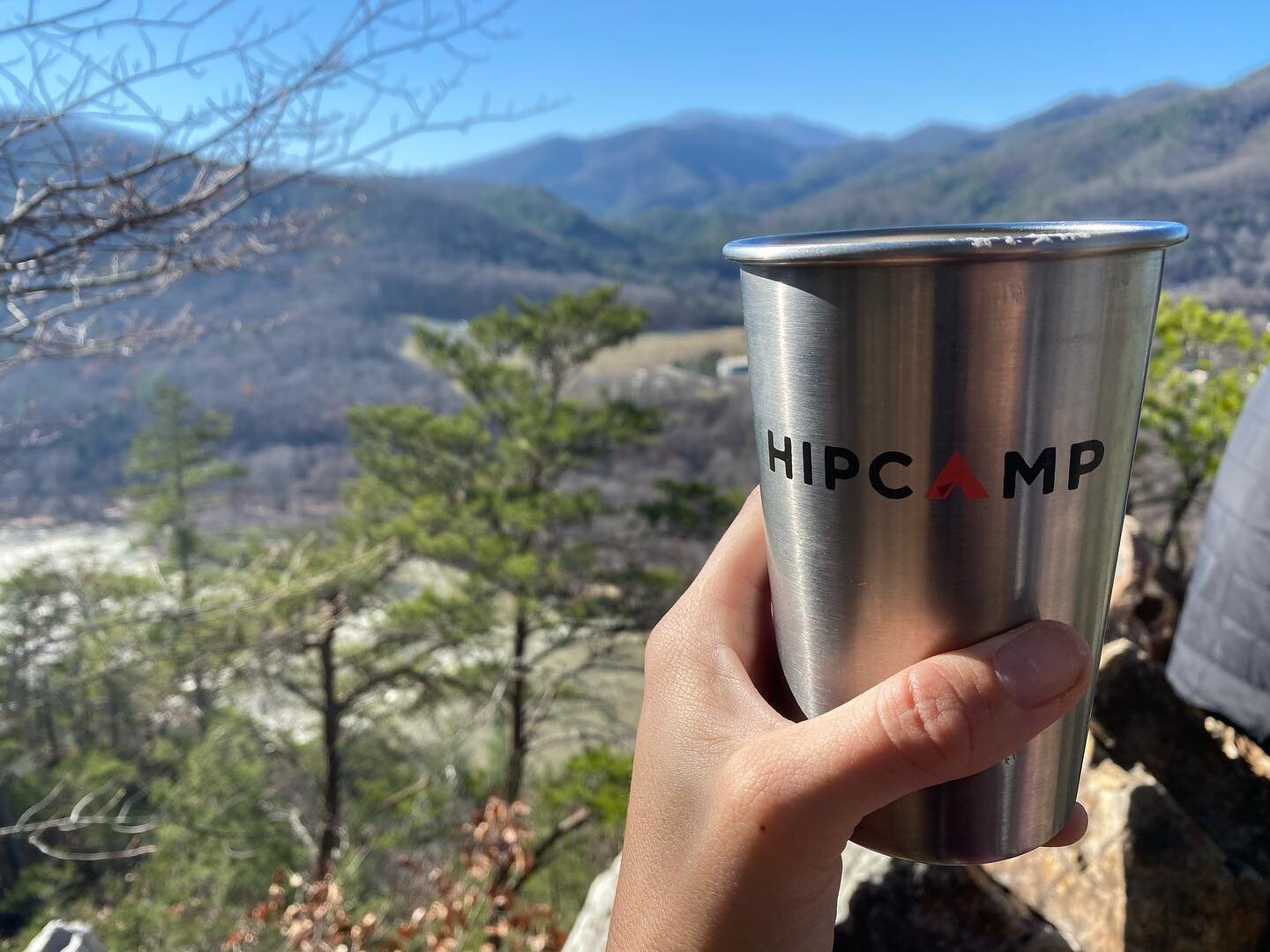 View from the top! We get out often all over the region and are always thankful for the @hipcamp platform so that we can still communicate with our guests often!
.
#cheers #hipcamp #appalacianmountains