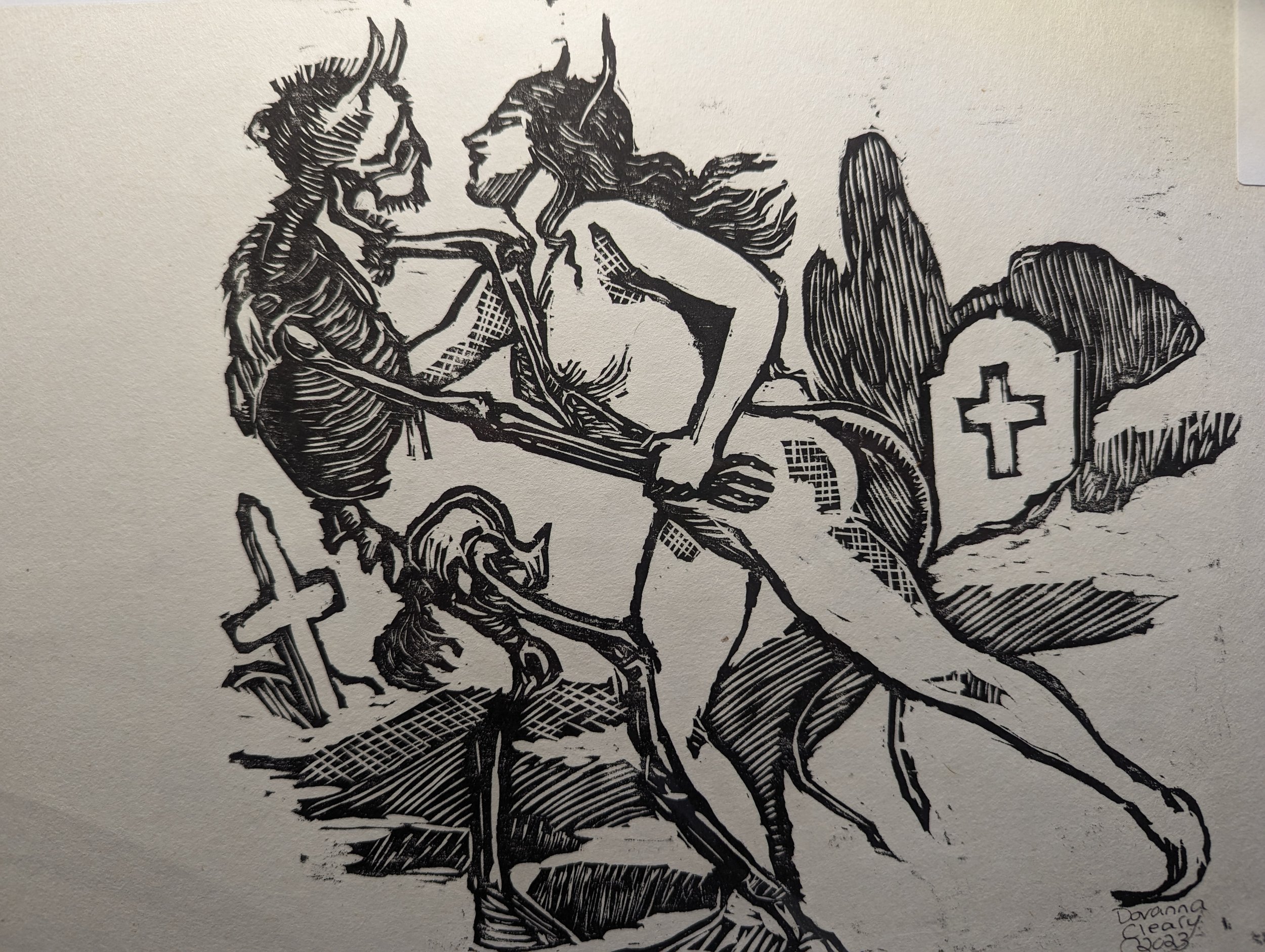 Reproduction from a French book on witches. The original text was written in the mid-1800s. In the early 1900s the book was reprinted with a series of illustrations from an erotic artist.