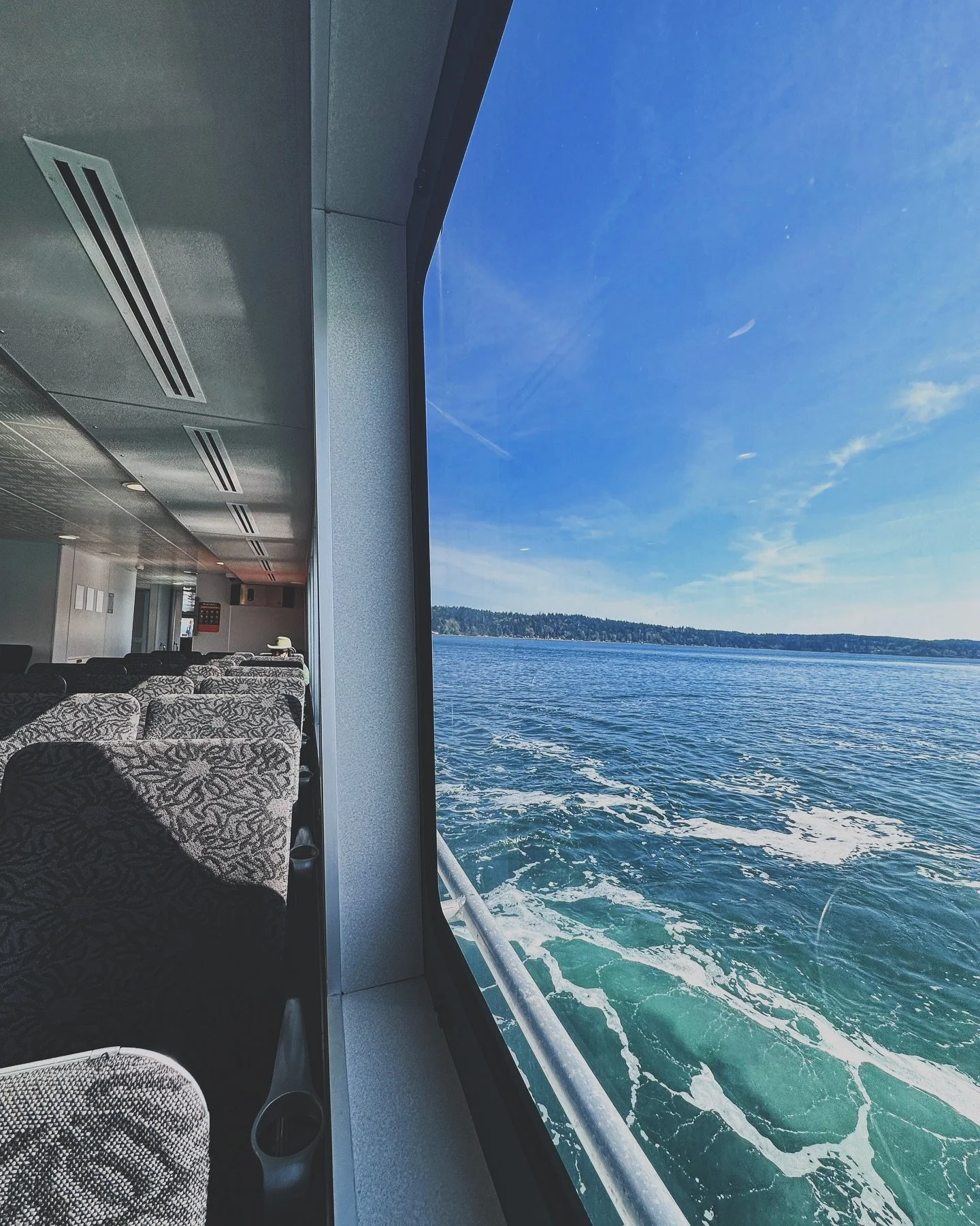 We couldn&rsquo;t let Ferry Friday pass us by without sharing this view from the Kitsap Transit Fast Ferry! Whether you&rsquo;re boarding the Fast Ferry from Kingston, Bremerton, or Southworth, the passenger-only boats bring you to directly to Pier 5