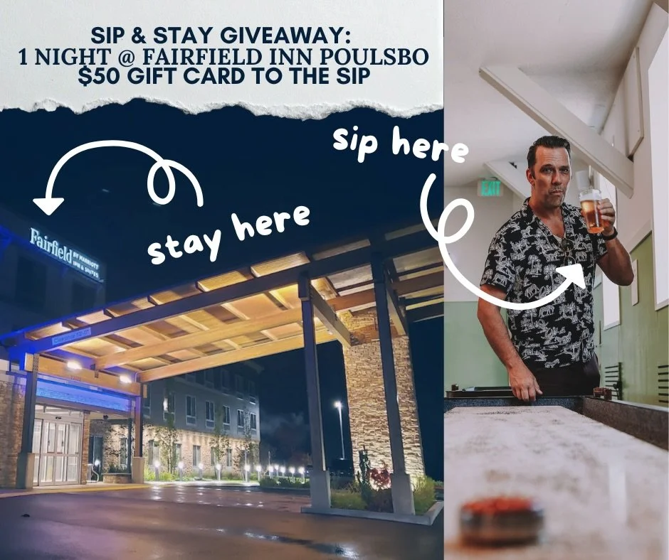There&rsquo;s still time to win a Sip &amp; Stay getaway in Poulsbo! Head to kitsap.love/lovewinter to enter a night at Poulsbo&rsquo;s Fairfield by Marriott Inn &amp; Suites + a $50 gift card to The Sip - a waterfront pour-your-own tap house! ENTER 