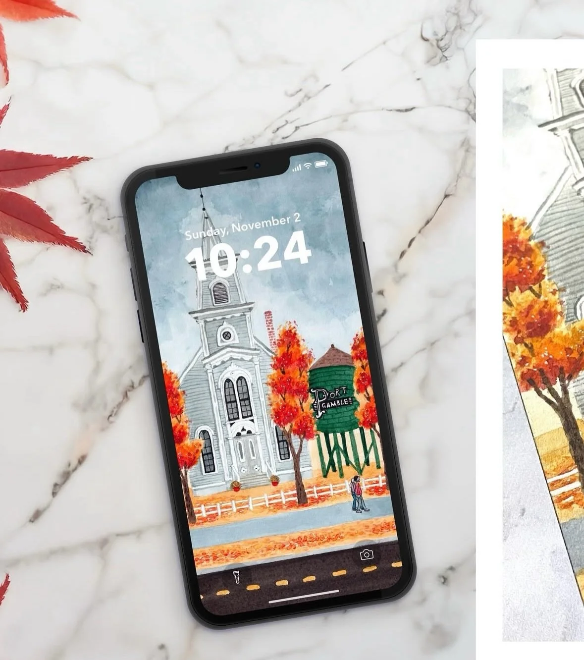 @alderandfinch is one of our newest additions to our Kitsap Gift Guide. Her watercolor scenes of Kitsap are our absolute favorite gift idea! From tea towels to cards, these make great gifts for loved ones who miss Kitsap, family and friends who&rsquo