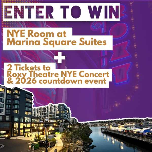 Enter to win a new year’s eve WATERFRONT hotel stay &amp; NYE concert EXPERIENCE in downtown bremerton!