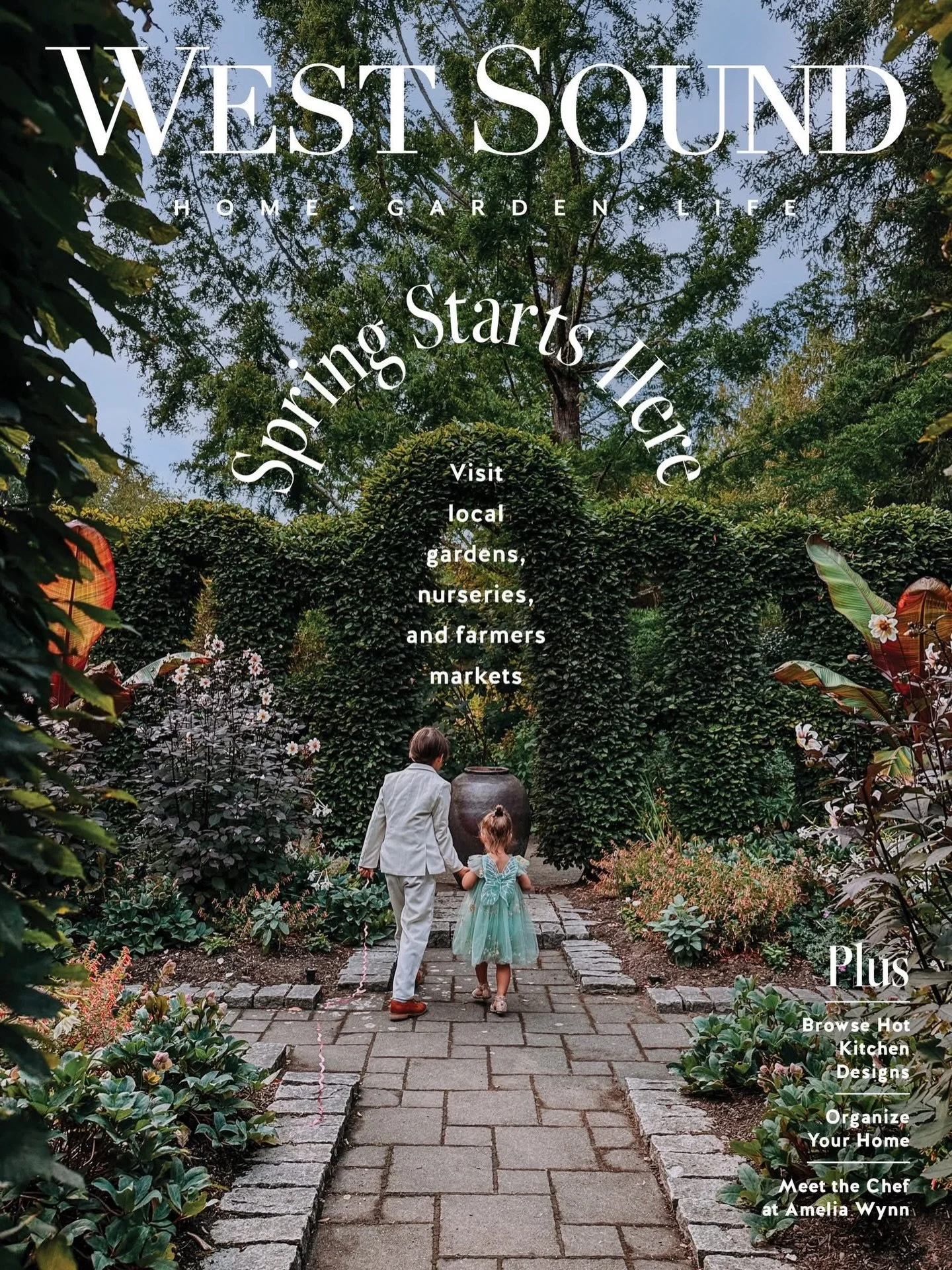 Did you know our team contributes to the @westsoundmagazine and @nwtravelmag? You&rsquo;ll find articles and photo contributions in every issue, just like this photo at @heronswoodgrdn from the latest cover. Kitsap gardens in spring is truly a magica