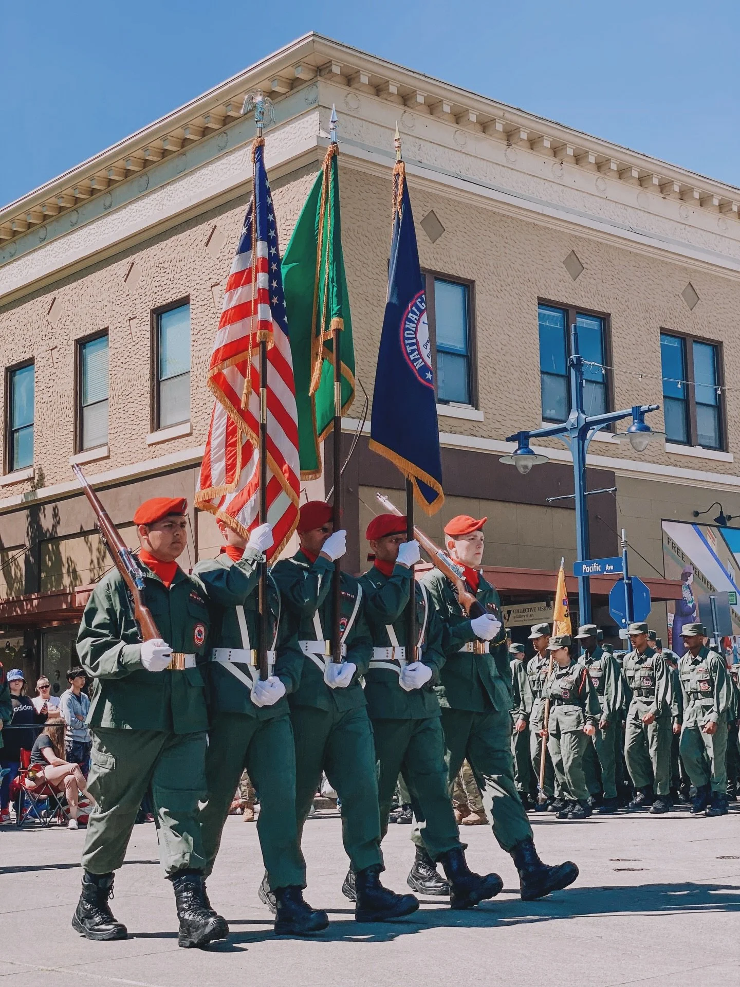 🇺🇸 One of the largest Armed Forces Day parades in the country happens right here in Bremerton Saturday May 16th - where hometown pride runs deep at Naval Base Kitsap! 

Expect marching bands, military units and a packed downtown full of energy. It&
