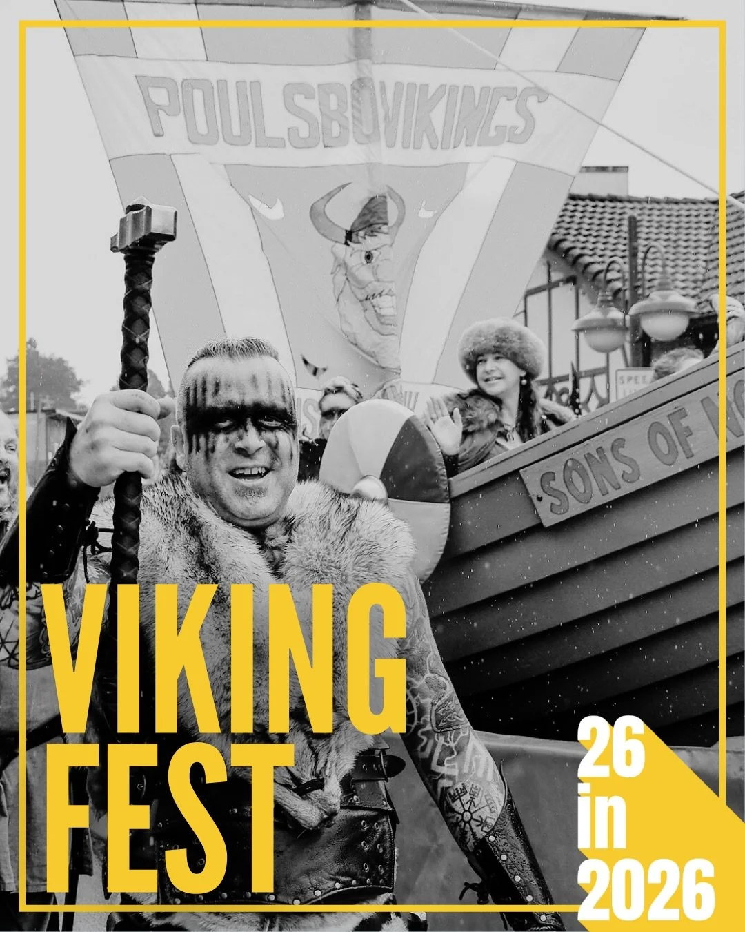 One of Kitsap&rsquo;s MOST iconic events is just FIVE days away! Starting Friday, the @vikingfestpoulsbo Vikings will descend upon Poulsbo for the annual Viking Fest. Parades, pillaging, food trucks, vendors, live music, eating competitions, and more
