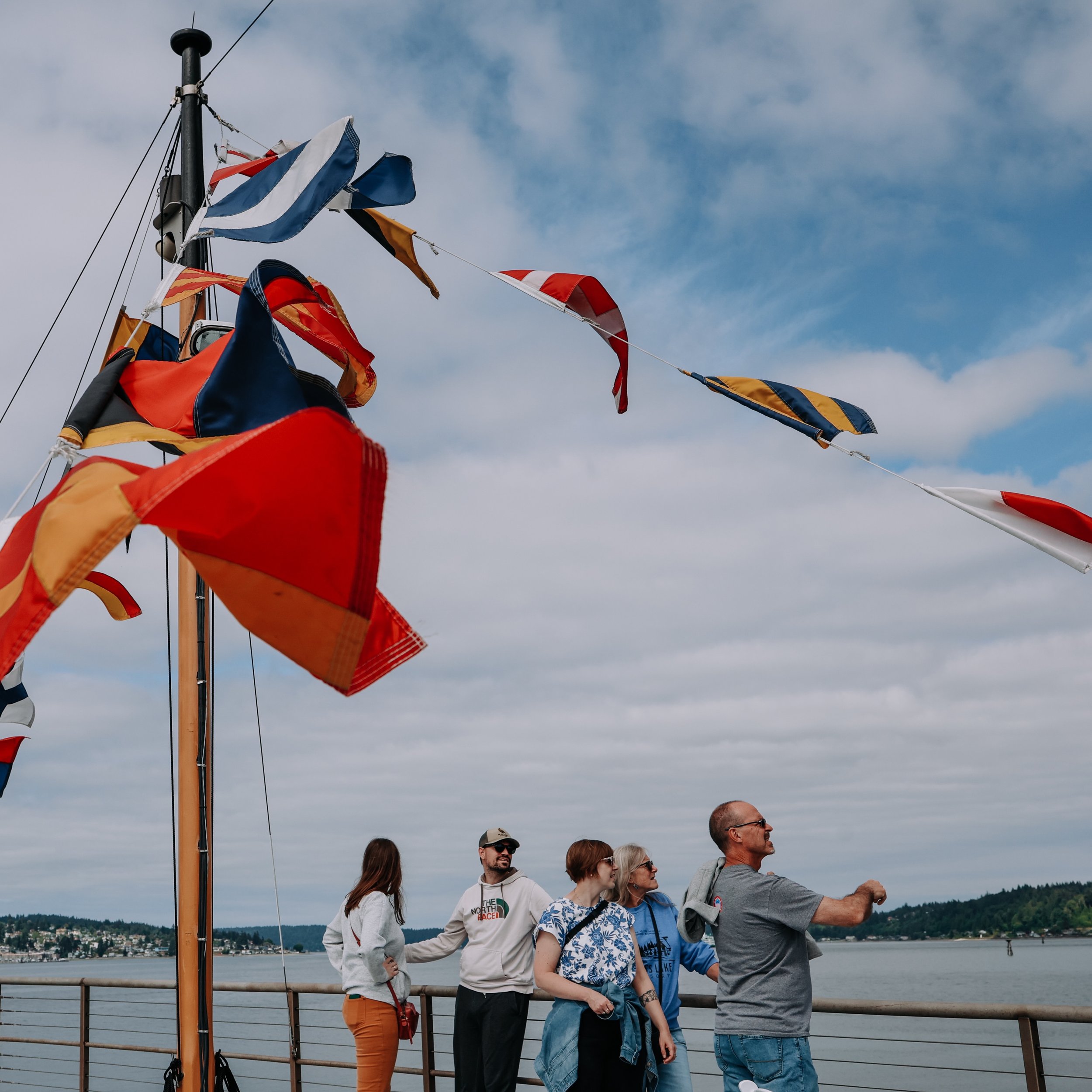 Good News - if you missed the festivities today at the Mosquito Fleet Fest, there&rsquo;s one more day left! And there are even a few tickets left to sail on the Virginia V tomorrow, but they won&rsquo;t last long, so don&rsquo;t wait! 

Here&rsquo;s