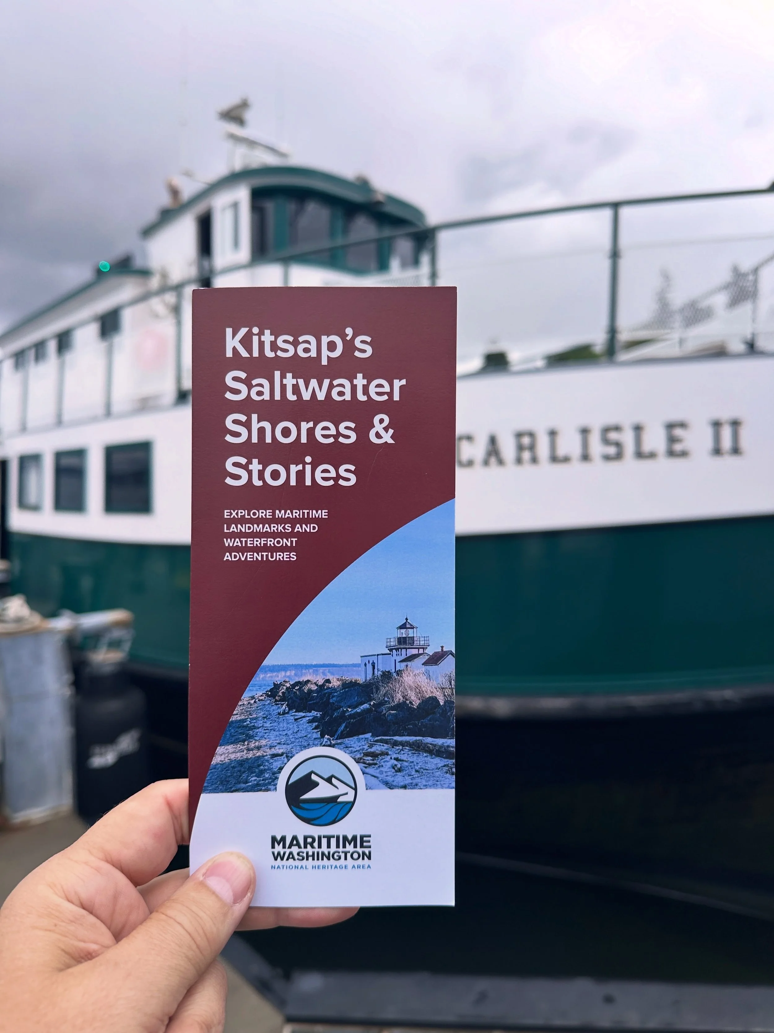 Hot off the press! Super proud of these brochures we partnered with Maritime Washington to create to helpnuou explore Kitsap&rsquo;s maritime landmarks &amp; waterfront adventures. From Hansville to Olalla and beyond - get at-a-glance information to 