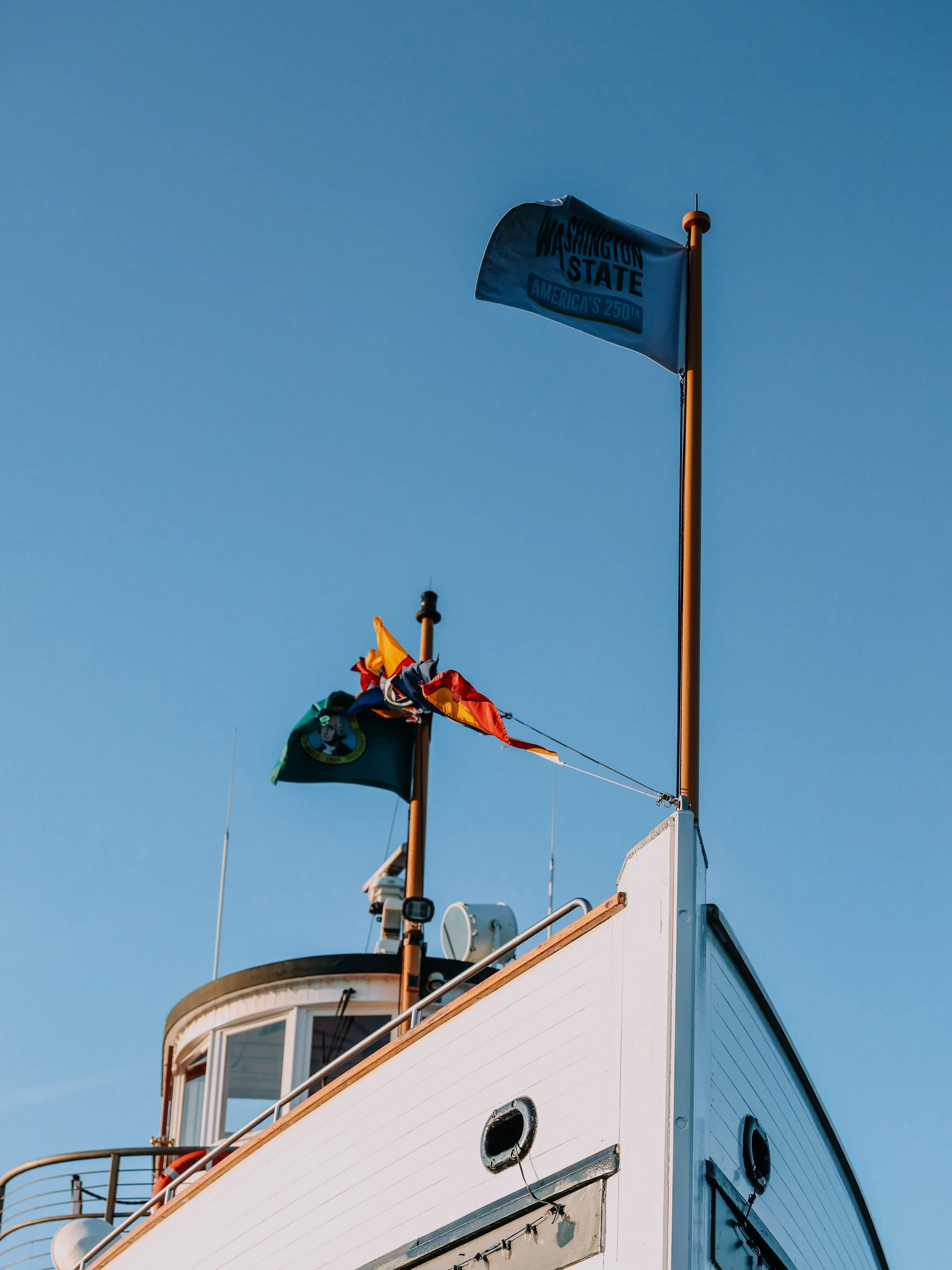 There are still a few tickets left for the @steamervirginiavfoundation sailing around Liberty Bay this afternoon (3:30-6p). Be part of the ship parade - unique and historic ships - as they set sail for a 2 hour cruise. This parade is the official ope