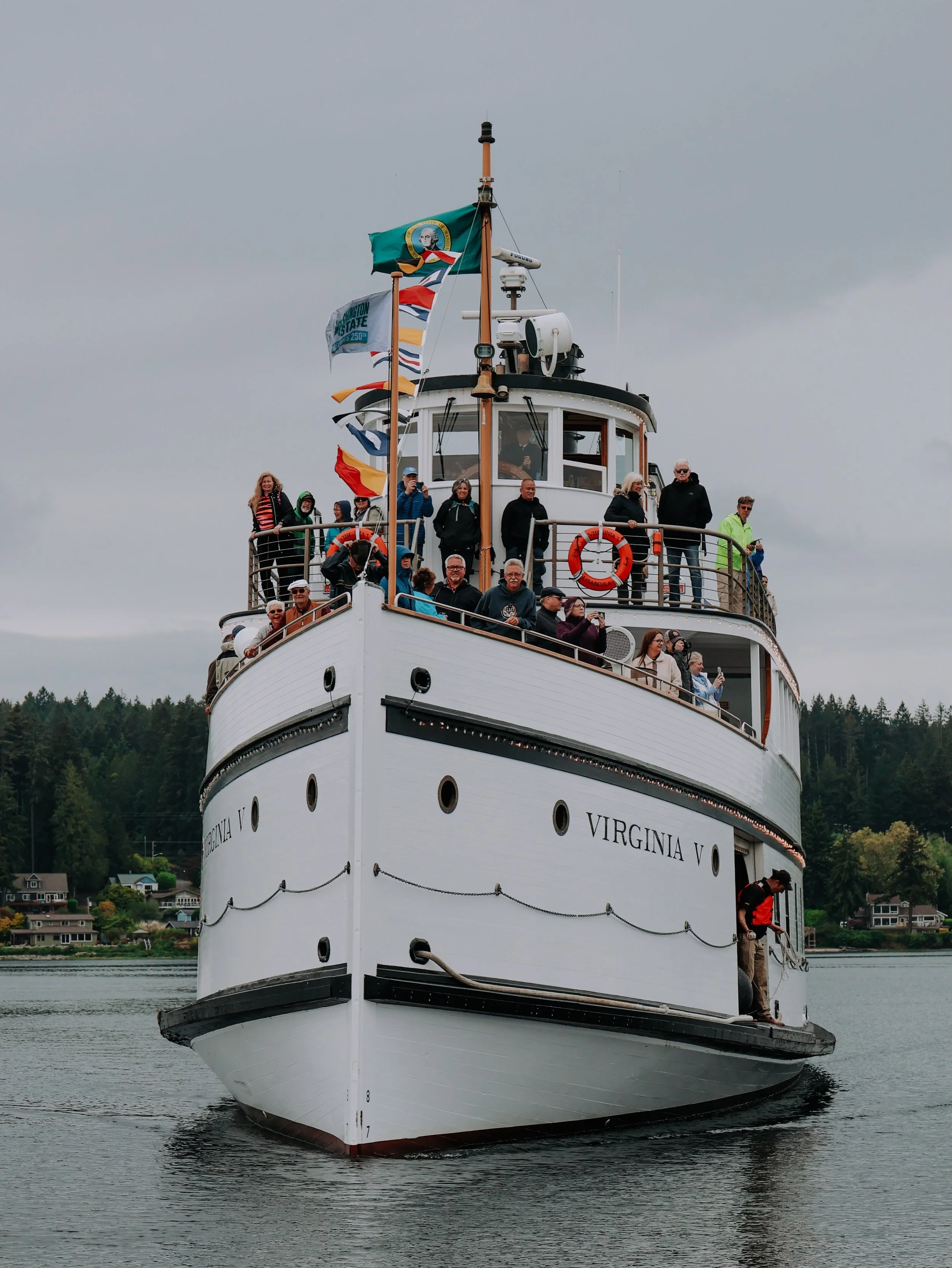Come hang out downtown Poulsbo this weekend and explore the Liberty Bay Festival. Local favorites Virginia V (1922) and Carlisle II (1917) are joined by Lotus (1909) and Air Snipe (1943). It wouldn&rsquo;t be a Poulsbo event without the Valkyrie and 