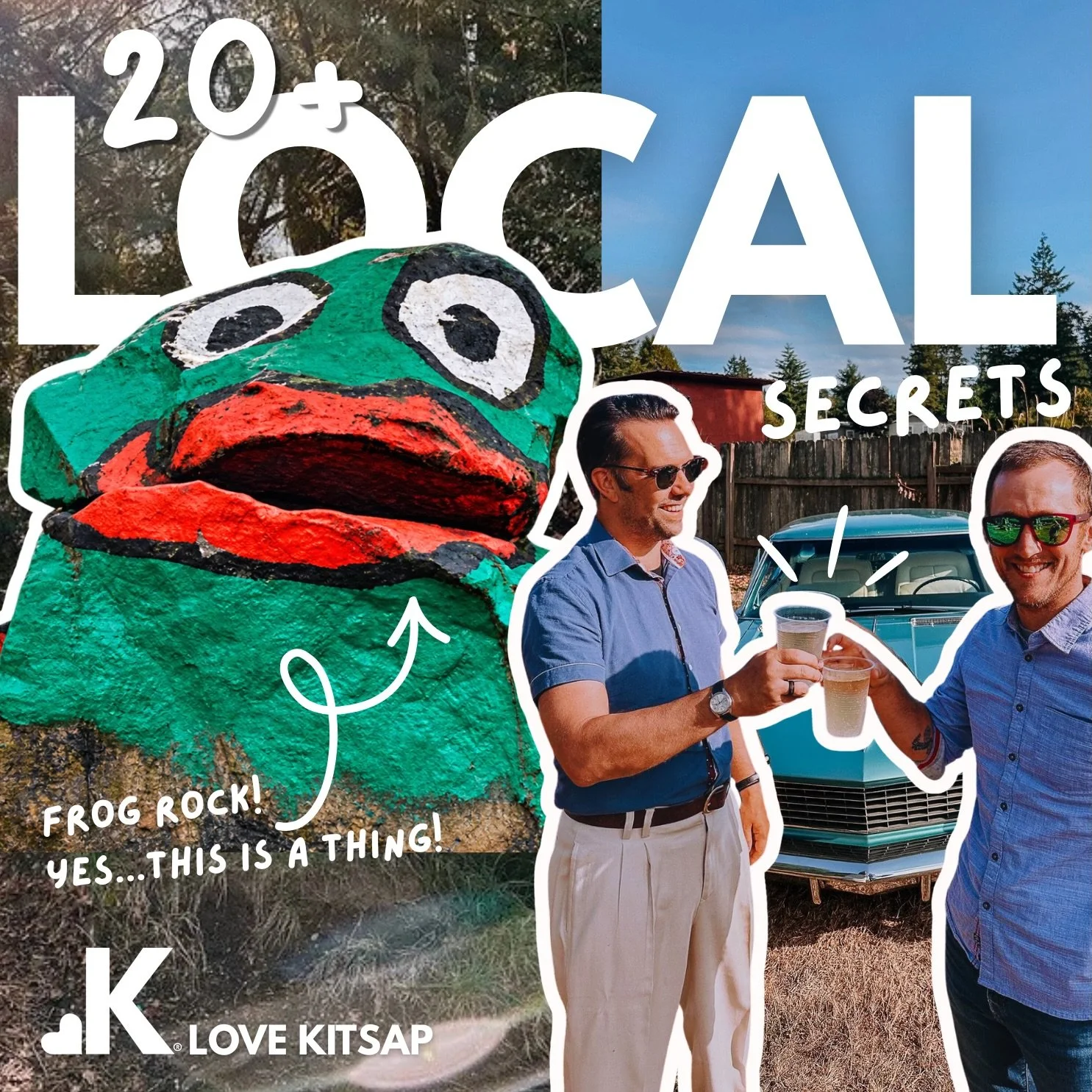 Frog Rock, Anderson Point, Elandan Gardens&hellip;head to kitsap.love/read to check out our list of 20+ lesser known spots that we think you&rsquo;ll fall in love with! #lovekitsap #kitsap #pnw #WA #likealocal