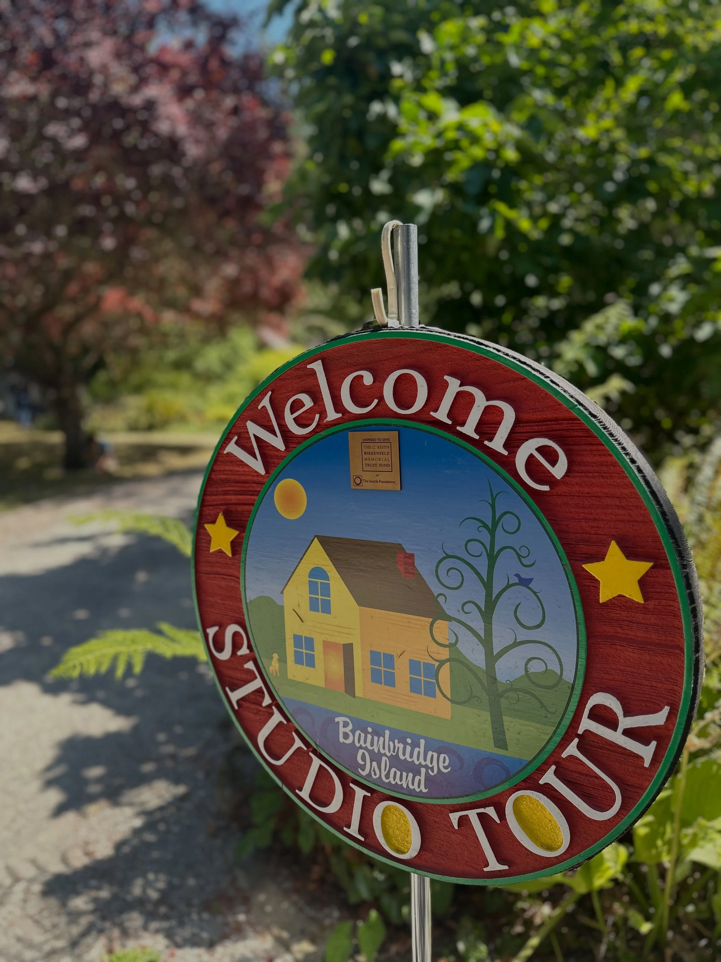 The Bainbridge Island Studio Tour was a beautiful and creative experience where we were able to connect with with local artists in working studio spaces and unique landscaped gardens. It was such a meaningful experience and we&rsquo;re so thankful fo
