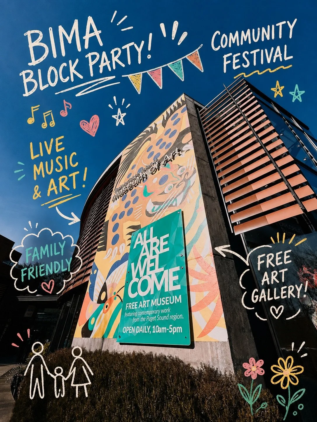 Music, films, food or farms&hellip; you can take your pic today or plan an epic adventure to experience all of the above! This weekend might just be the most fun festival-filled weekend of August&hellip; with the Bainbridge Island Museum Art Block Pa