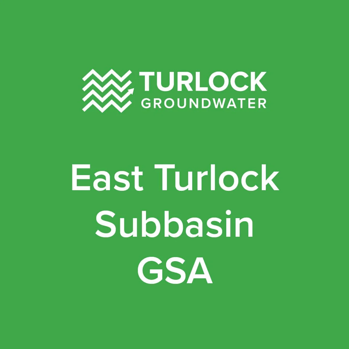 Regular Meeting of the East Turlock Subasin GSA