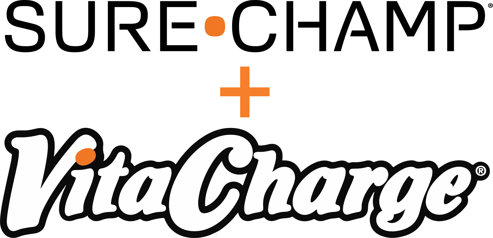 Sure Champ Vita Charge logo.png