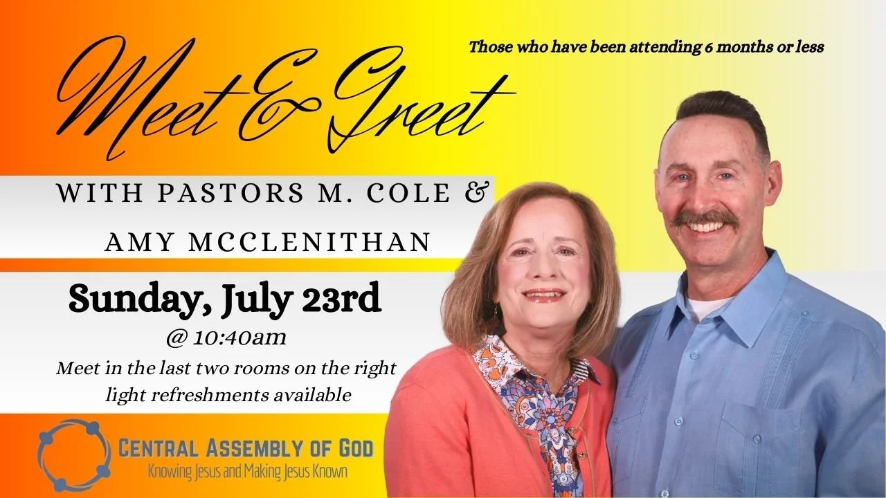 Meet & Greet Our Pastors