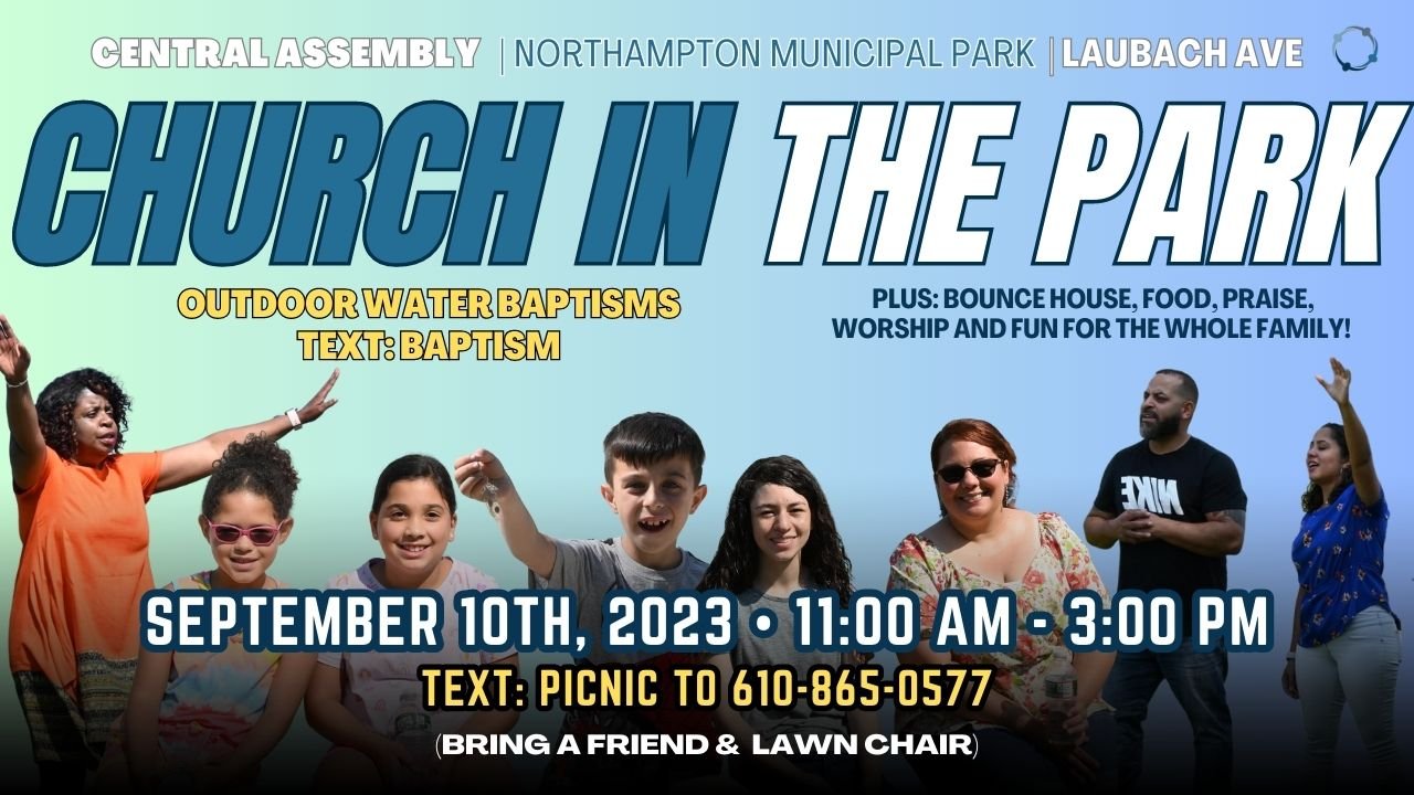 Church in the Park + Water Baptisms
