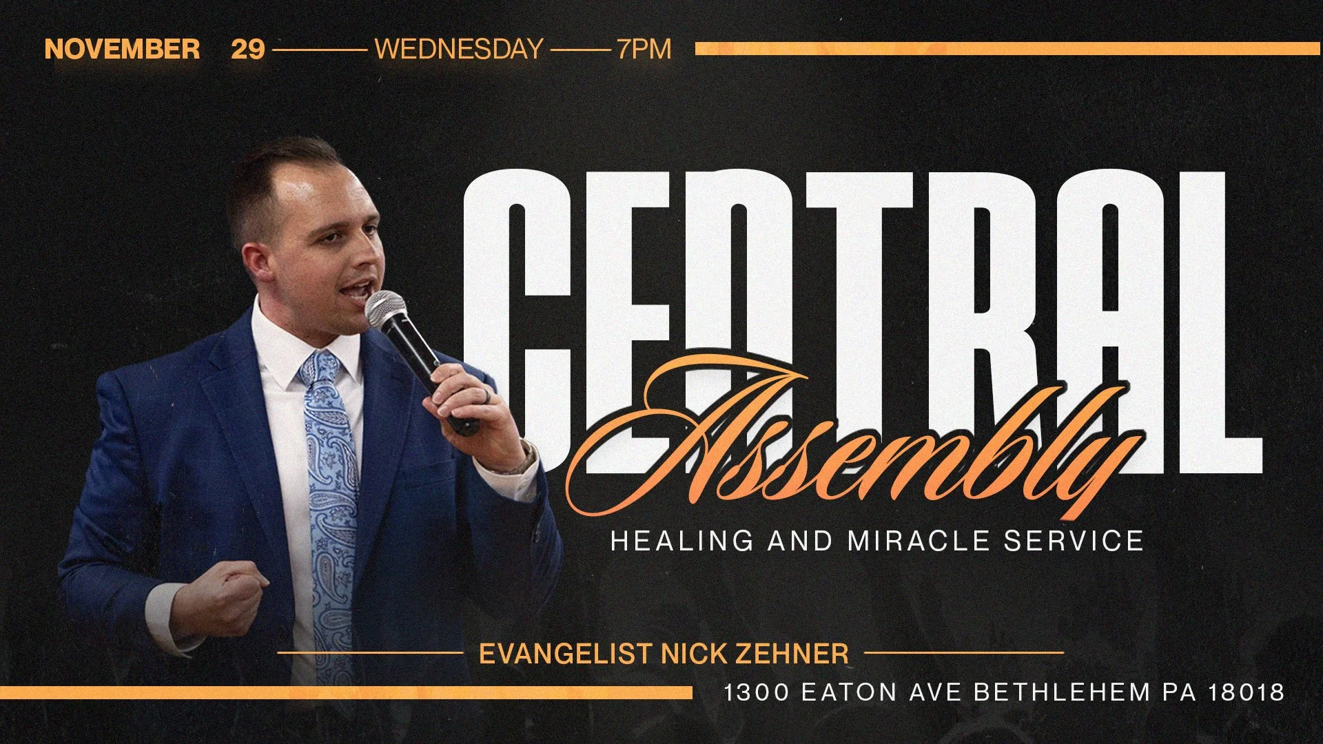 Healing & Miracle Service w/ Ev Nick Zehner