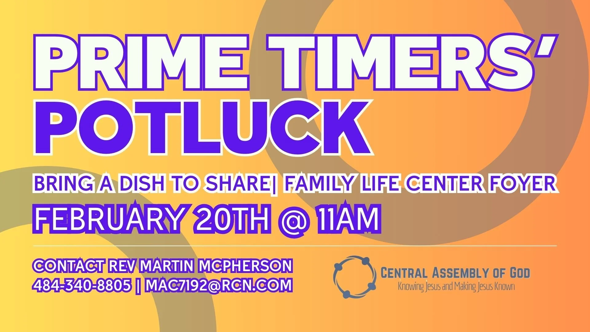 Prime Timers' Potluck
