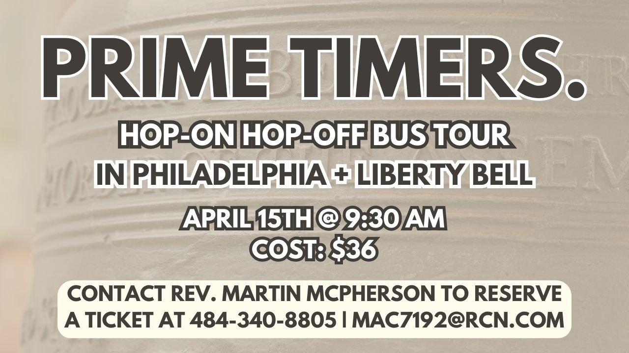 Prime Timers | Philadelphia Trip