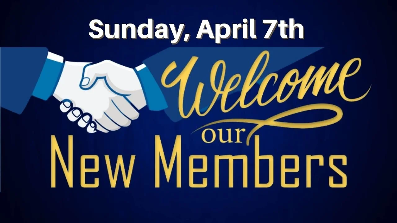 New Members Sunday