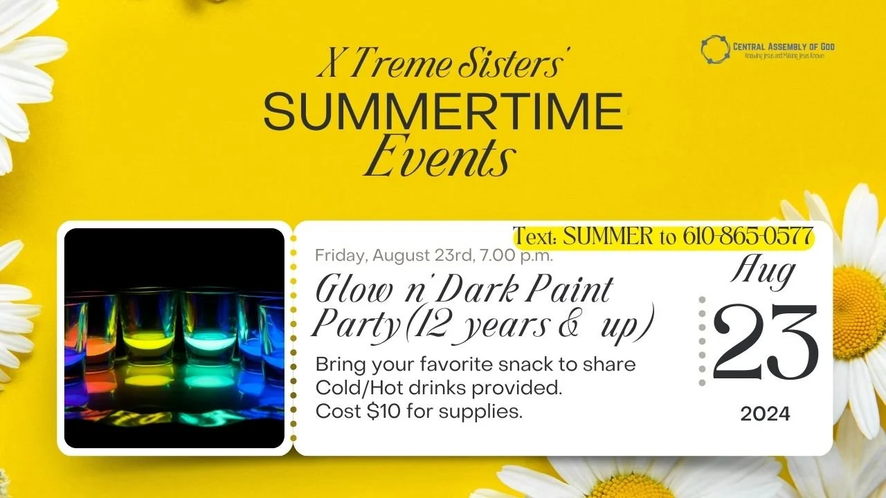 Glow N' Dark Paint Party | X-Treme Sisters'