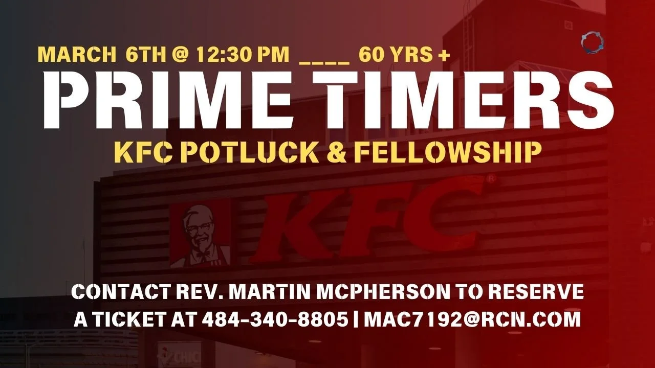 Prime Timers | Adult 60+ Group Potluck